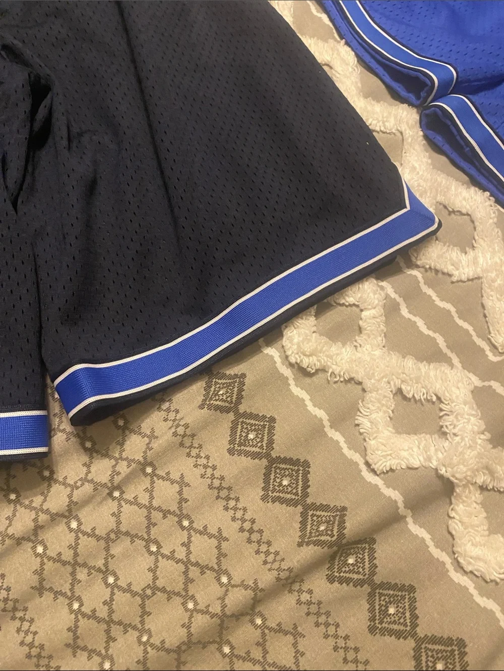 GAP Kids Navy Blue & Black Elastic Waist Athletic Shorts Pair